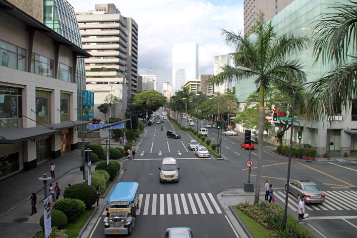 Traffic in Metro Manila.